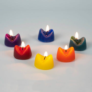 Luxury Rainbow Burning Love Anus Candles showcasing a playful design with vibrant rainbow colours, ideal for adding romantic scents to any intimate setting.